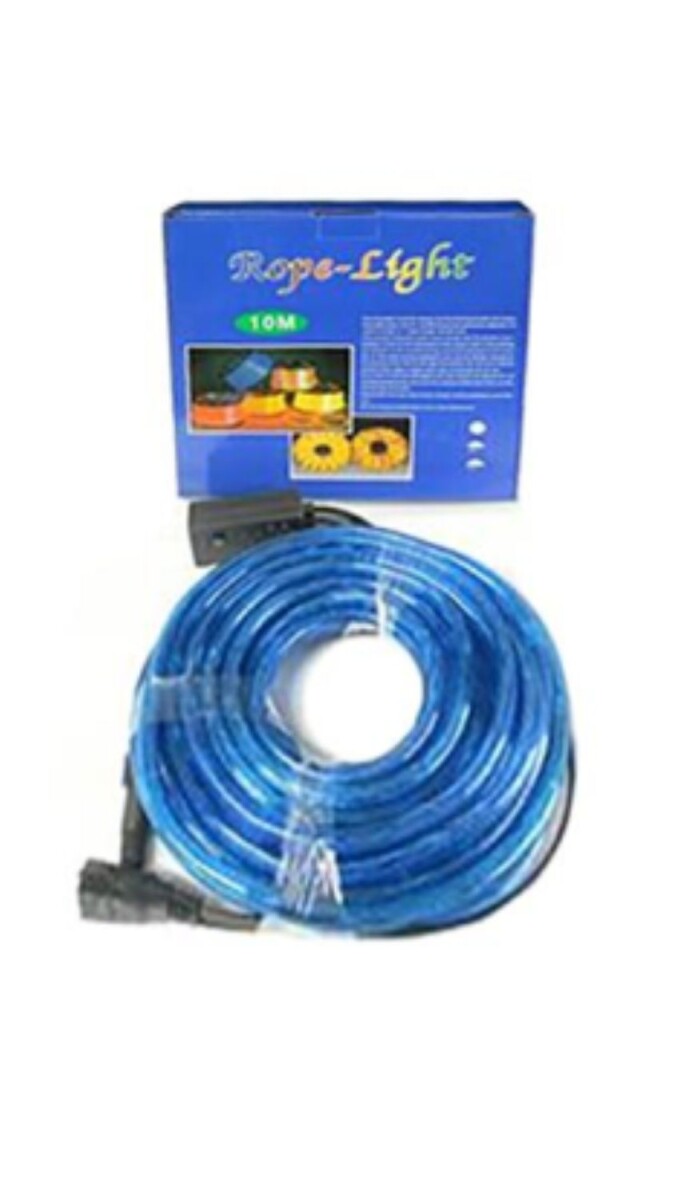LUCES MANGUERA 10M AZUL ARROZ 