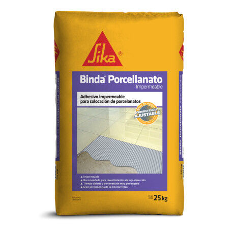 BINDAFIX PORCELANATO IMPERMEABLE 25K SIKA N/a