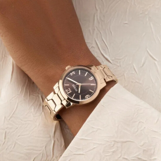 Reloj GUESS WINNI Acero Oro Rosa Esfera 34mm 0