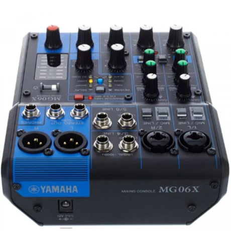 Consola Yamaha Mg06x (2 Mic/line+2line St) Fx Consola Yamaha Mg06x (2 Mic/line+2line St) Fx