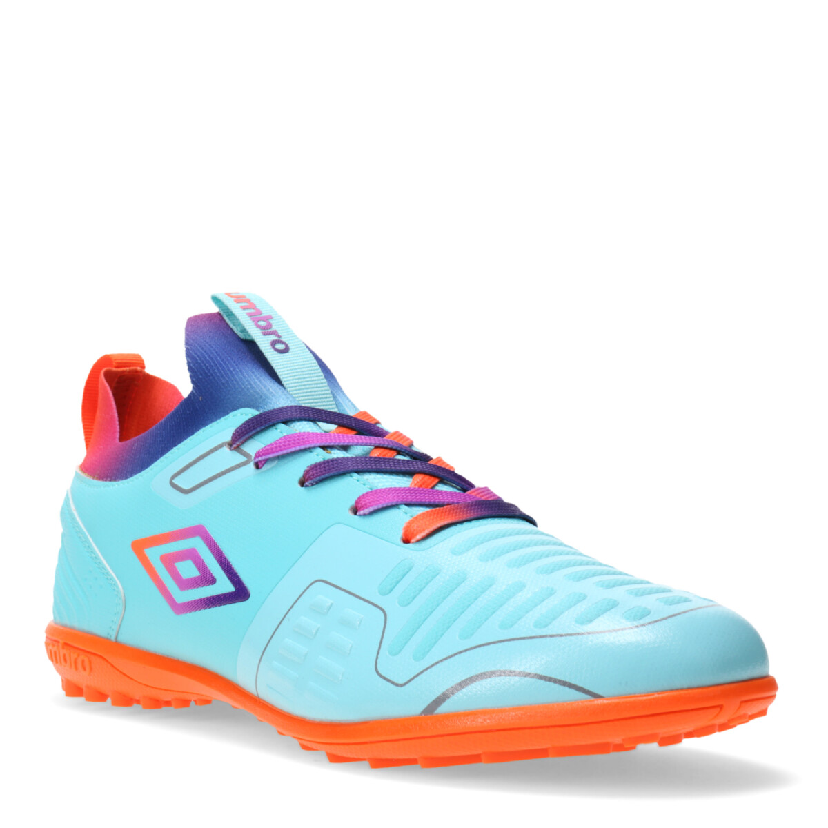 Championes de Hombre Umbro Futbol 5 Flash TF - Celeste - Multicolor 