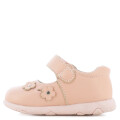 Zapatos de Niña MINI Miss Carol NEBULA con velcro y flores Rosado