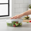 Vianda transparente 800ml 17x17x8 cm QLUX IDEAS Vianda transparente 800ml 17x17x8 cm QLUX IDEAS