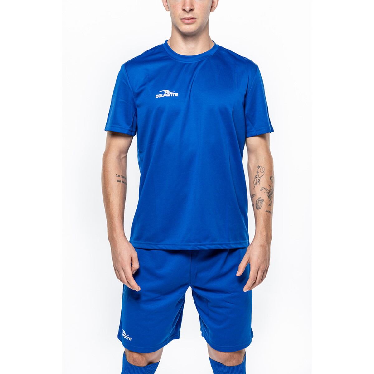 POWER SOCCER JERSEY SOLID GRIS/NEGRO - AZUL/BLANCO 