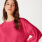 BLUSAO ML FEM ROSA MEDIO