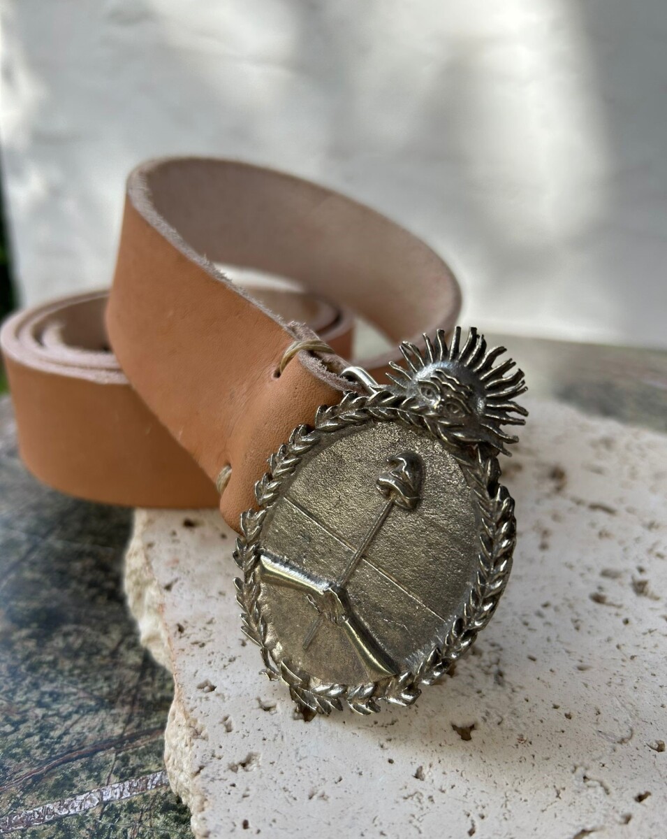 Escudo Belt Argentina - Suela / Plateado 