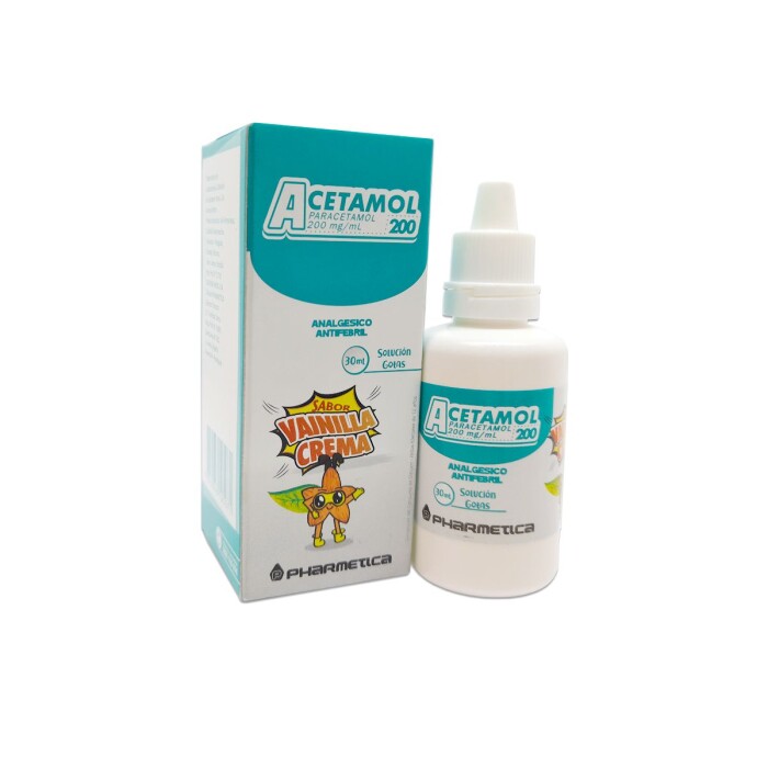 ACETAMOL 200 MG. GOTAS FR. X 30 ML. única