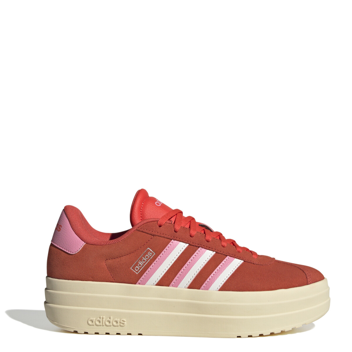 Championes de Mujer Adidas VL Court Bold Adidas - Rojo - Rosado - Blanco 