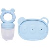 Set molde helado y mordillo alimentacion BUBA celeste