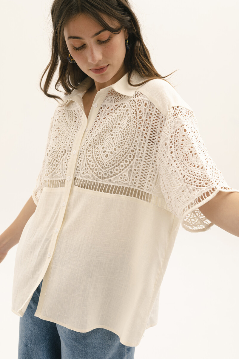 CAMISA POSITANO - BLANCO 