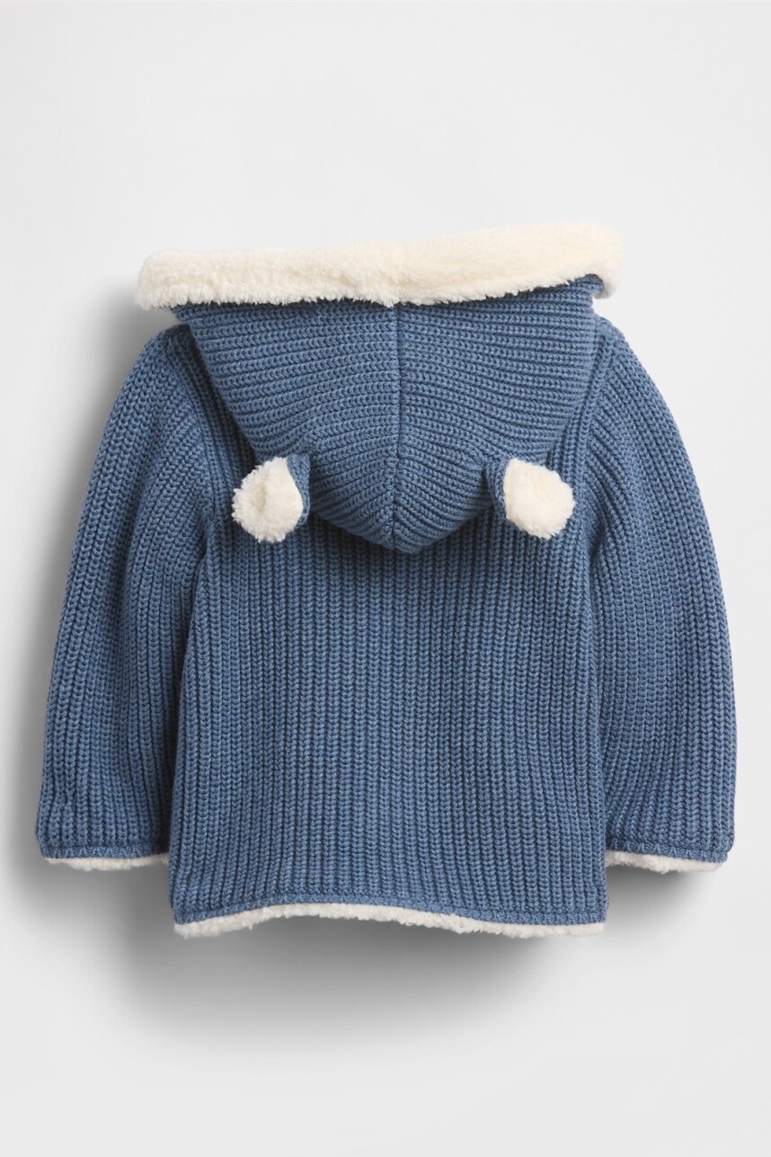 Canguro Con Corderito Garter Bebé Blue Heather