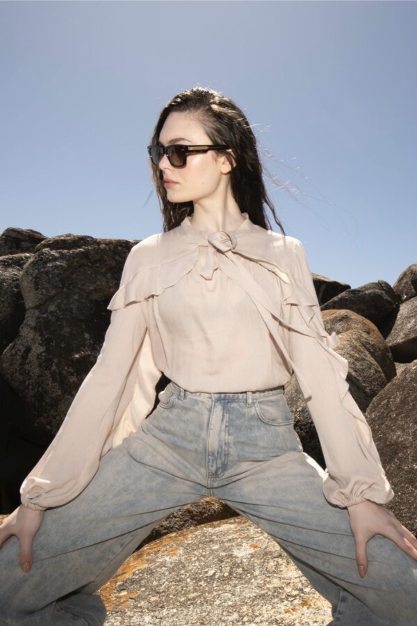 Blusa Bella Ciara Nin Beige