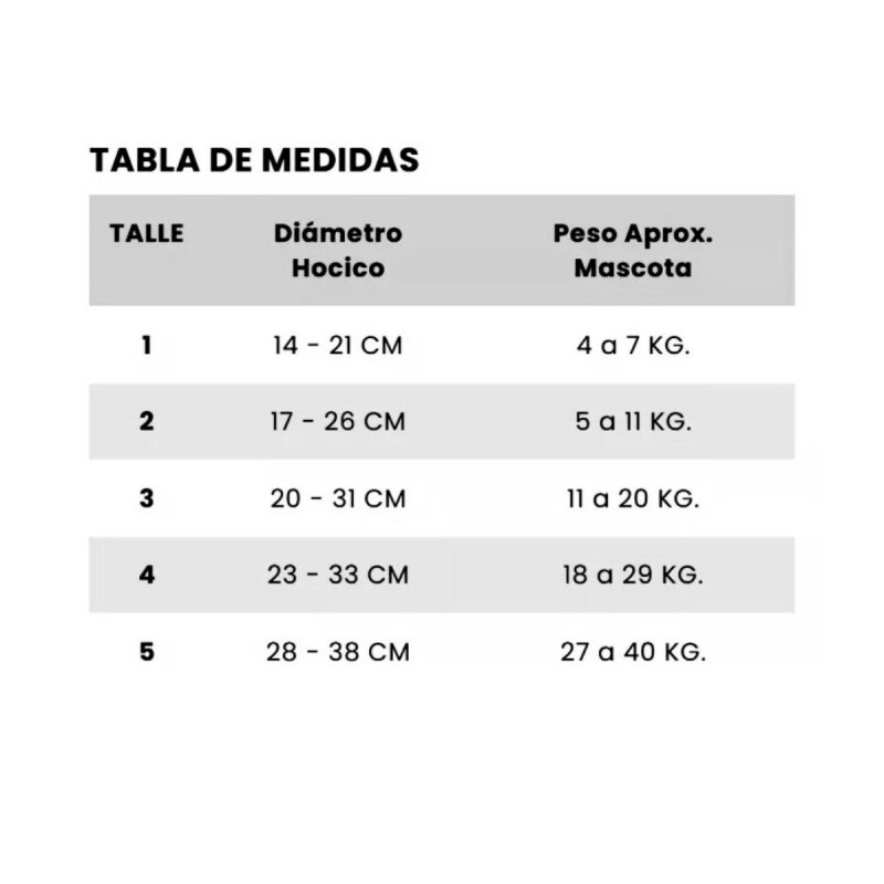 BOZAL DE GOMA N° 2