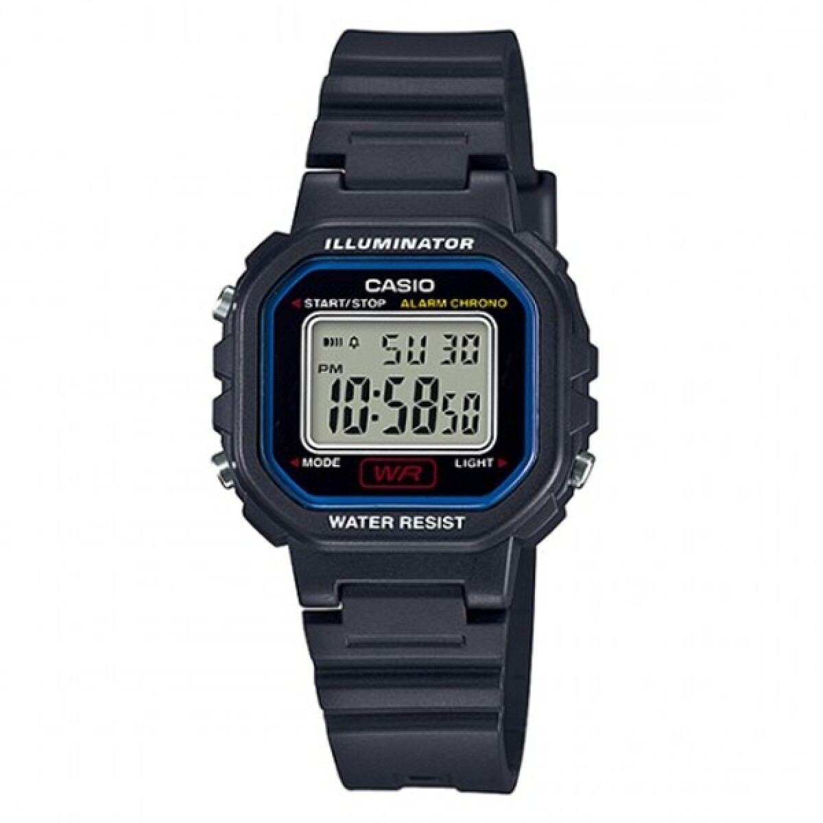 Reloj CASIO LA20WH-1CDF en Resina Negro Esfera 31mm 