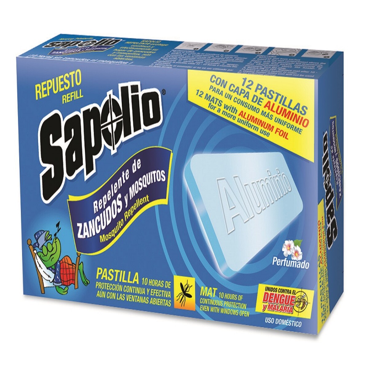 Pack 12 Pastillas Tabletas Sapolio Contra Mosquitos - 001 