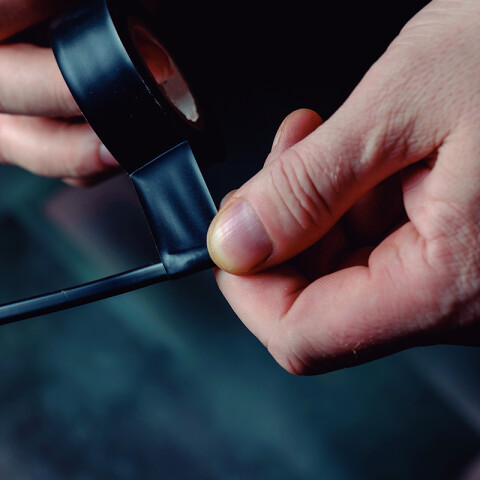 Cinta aislante MasterGrip 0,13x19mm negro 20m -TRAMONTINA TE2020