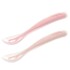 Set x2 cucharas silicona Fases 1 y 2 BUBA rosa