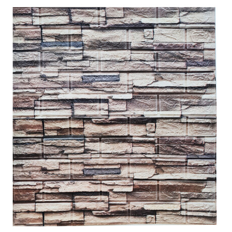 Set X10 Revestimiento Adhesivo Pared Madera Ladrillo Piedra
