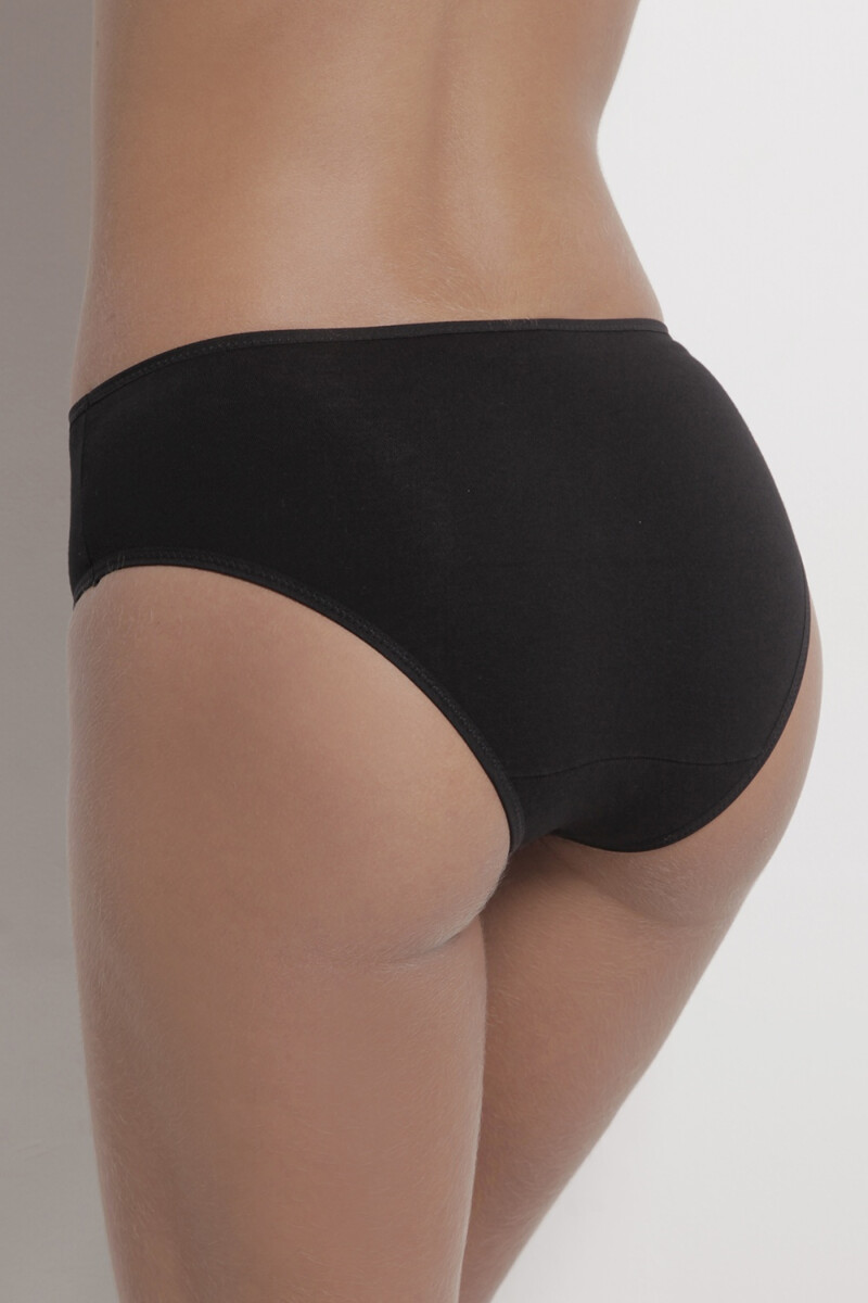 MEDIA BOMBACHA DE ALGODON NEGRO