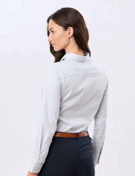 CAMISA LISA Celeste