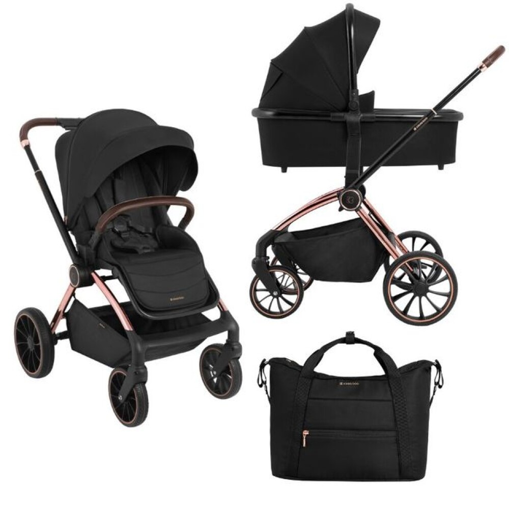 Travel system 4 en 1 KARA ISOFIX KIKKABOO - Black Travel system 4 en 1 KARA ISOFIX KIKKABOO - Black