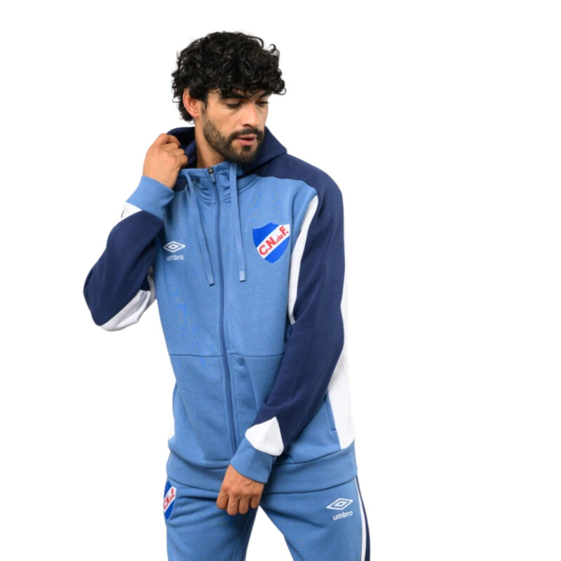 Canguro con cierre Umbro Grav Hombre NU143091 Azul Piedra-blanco