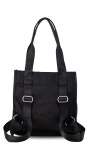 MOCHILA CARTERA CRETA NEGRO