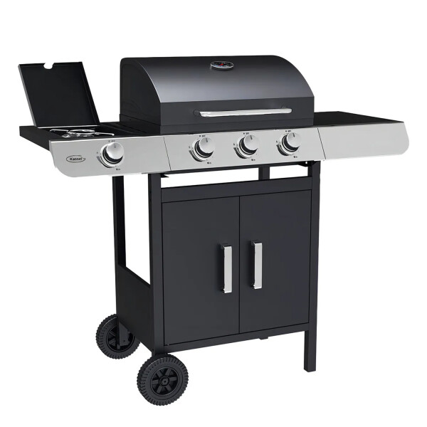 Parrilla A Gas Con Anafe Kassel Ks-grgas PARRILLA A GAS C/ ANAFE KASSEL KS-GRGAS