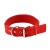 Collar Ajustable Reforzado Hebilla Nylon Perro Gato Mediano Variante Color Rojo