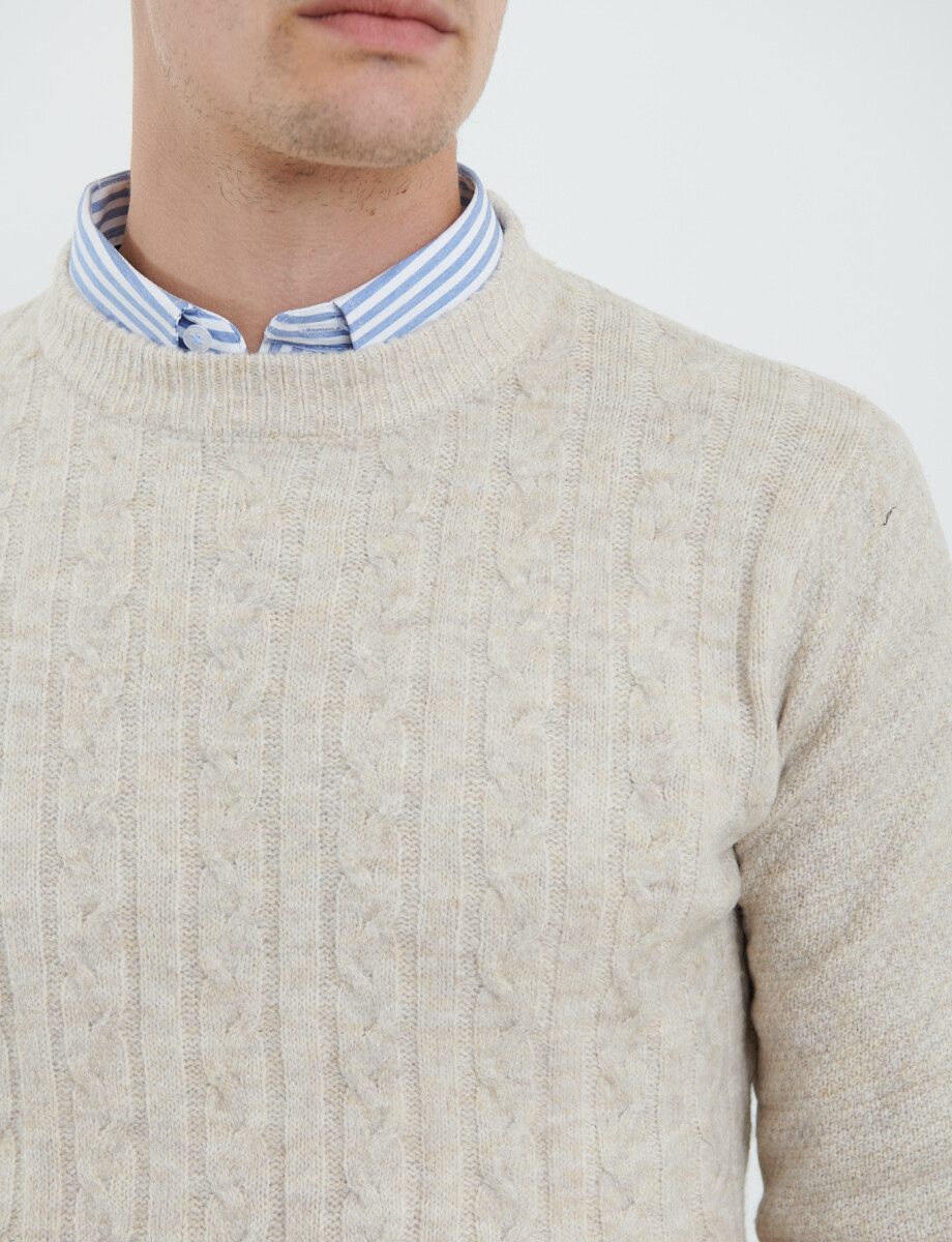 470342 SWEATER HARRY Beige