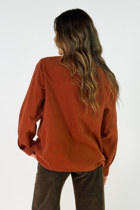 CAMISA PEONIA Terracota