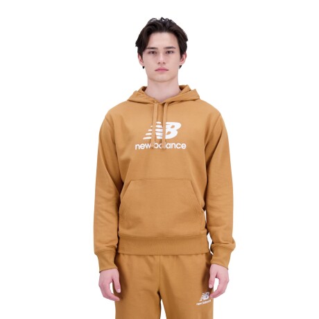 Canguro New Balance Hombre Essentials Stacked Logo French Terry Hoodie S/C
