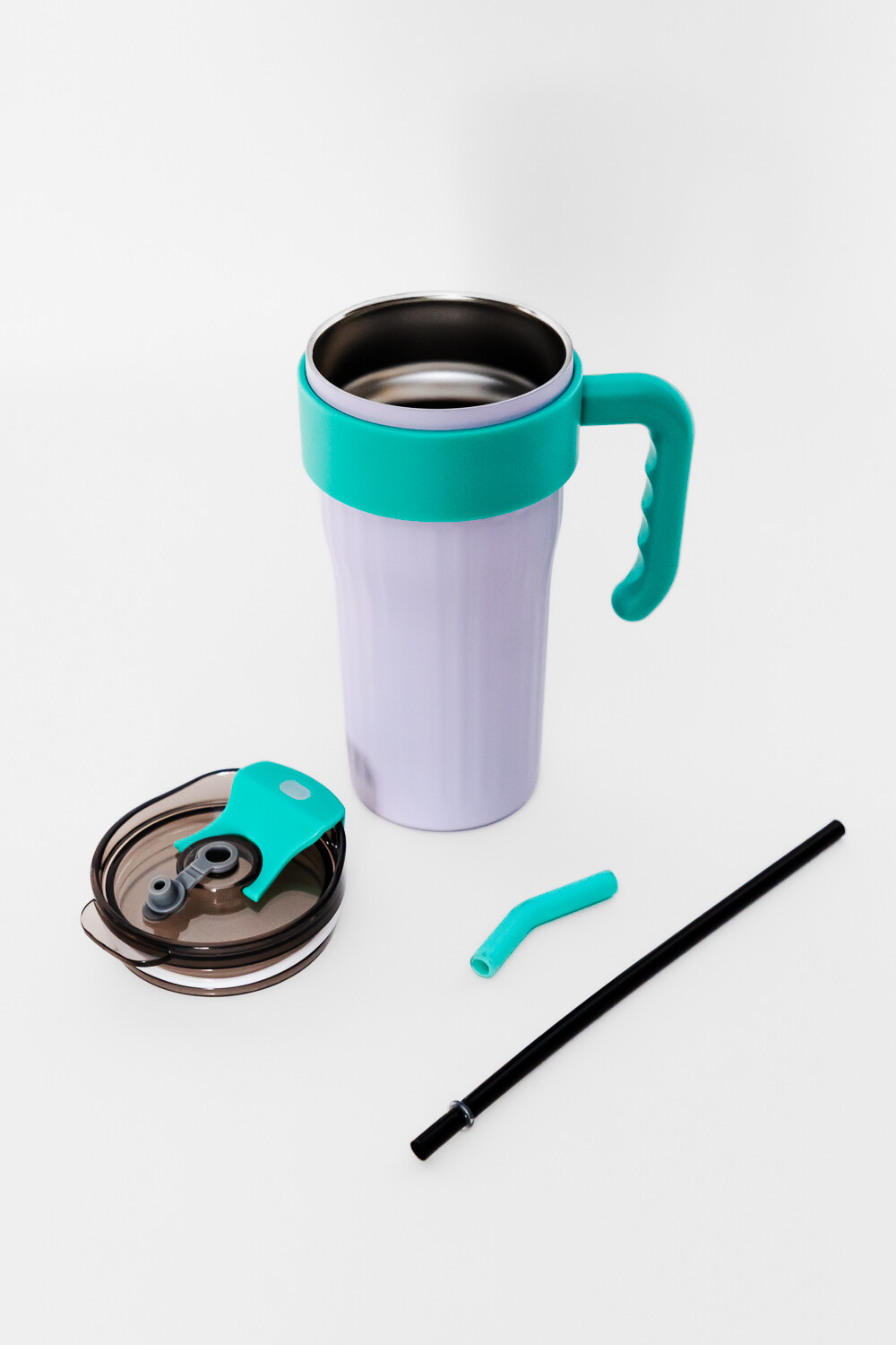 Vaso Con Tapa + Sorbito Patricio Estampado 2