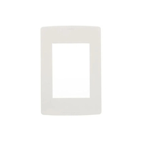Plaqueta 4 módulos s/bastidor bianco reale Silight SK3154