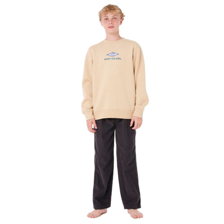 Buzo Rip Curl Island Paradiso Crew Niño Beige