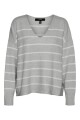 Sweater Doffy Cuello Light Grey Melange