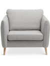 Sillón AAARHUS 1 cuerpo tela gris cl Sillón AAARHUS 1 cuerpo tela gris cl