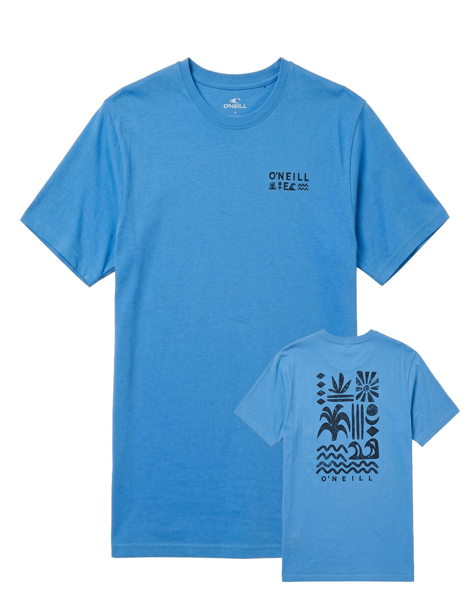 Remera O'Neill Glyphs Azul 