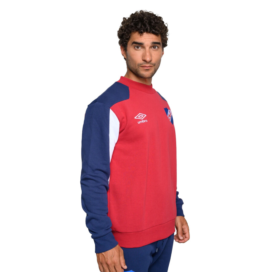 Buzo de Hombre Umbro Nacional Bordó - Azul Marino - Blanco