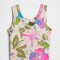 V-SL RIB TANK SP FLORAL LOGO