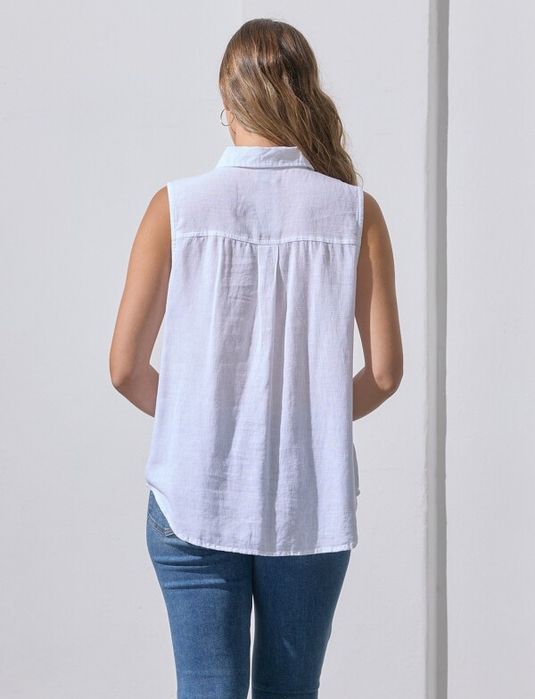 Camisa Lino BLANCO