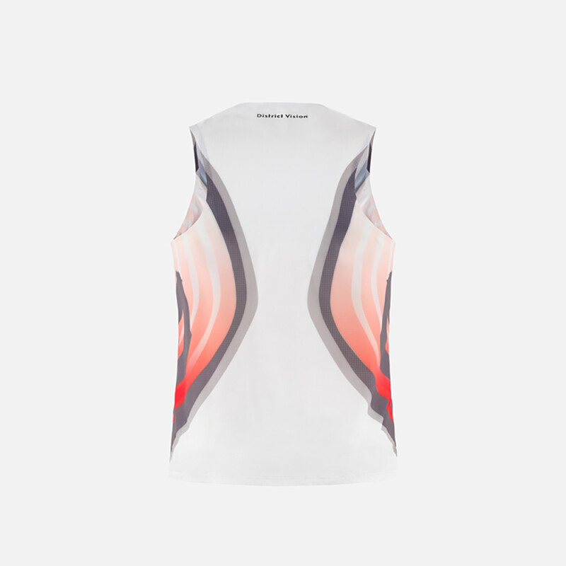 Bividi Training Ultralight Desert Singlet Hombre White/heat Visions
