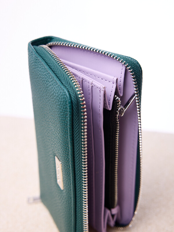 BILLETERA NOVADIW26 RUSTY Verde Oscuro