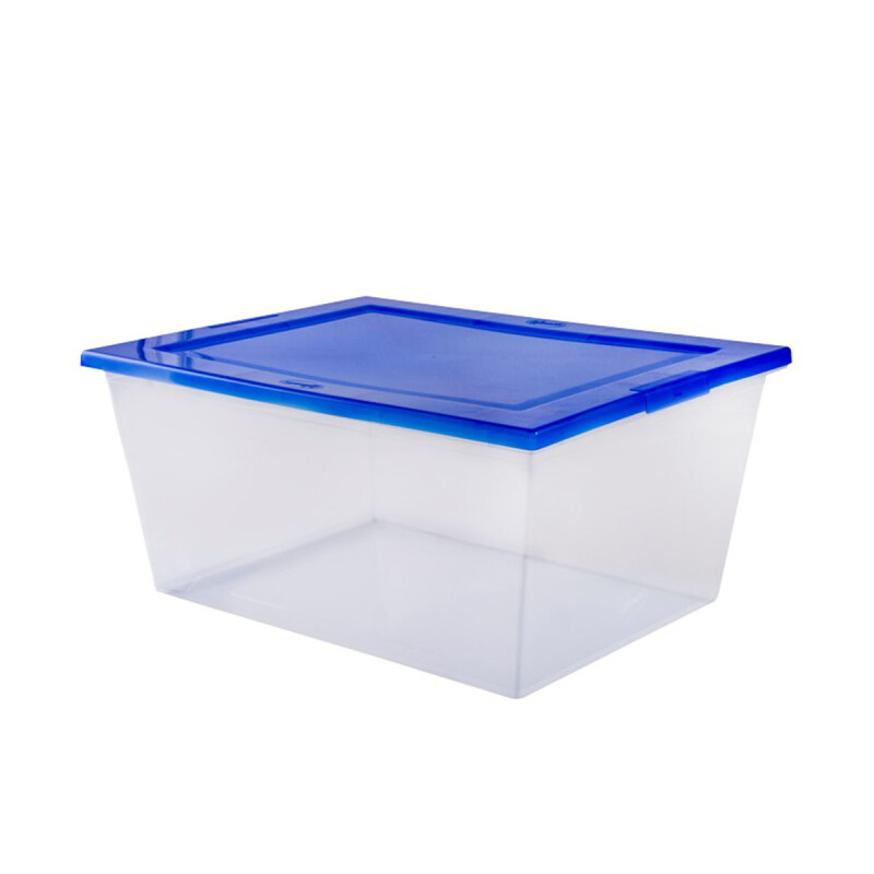 Set x3 Caja organizadora 15 lts Mybox TRANSPARENTE