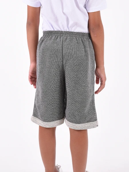 SHORT DENIM GRIS OSCURO
