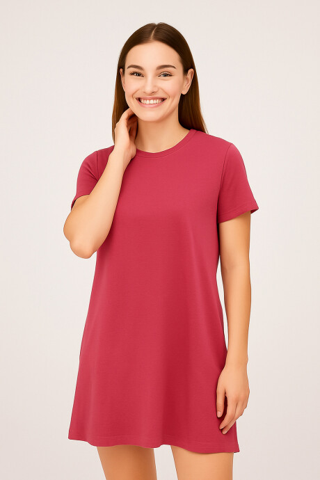 Vestido Cradok Bordeaux Claro