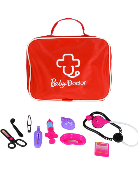 Set de doctor de juguete con bolso y accesorios Set de doctor de juguete con bolso y accesorios
