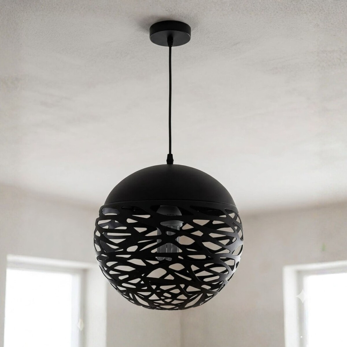 Lampara de techo Hamburgo D20 - Negro 