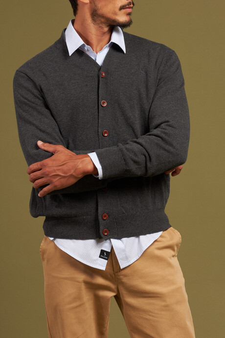 CARDIGAN ACARI POLANCO Gris Oscuro