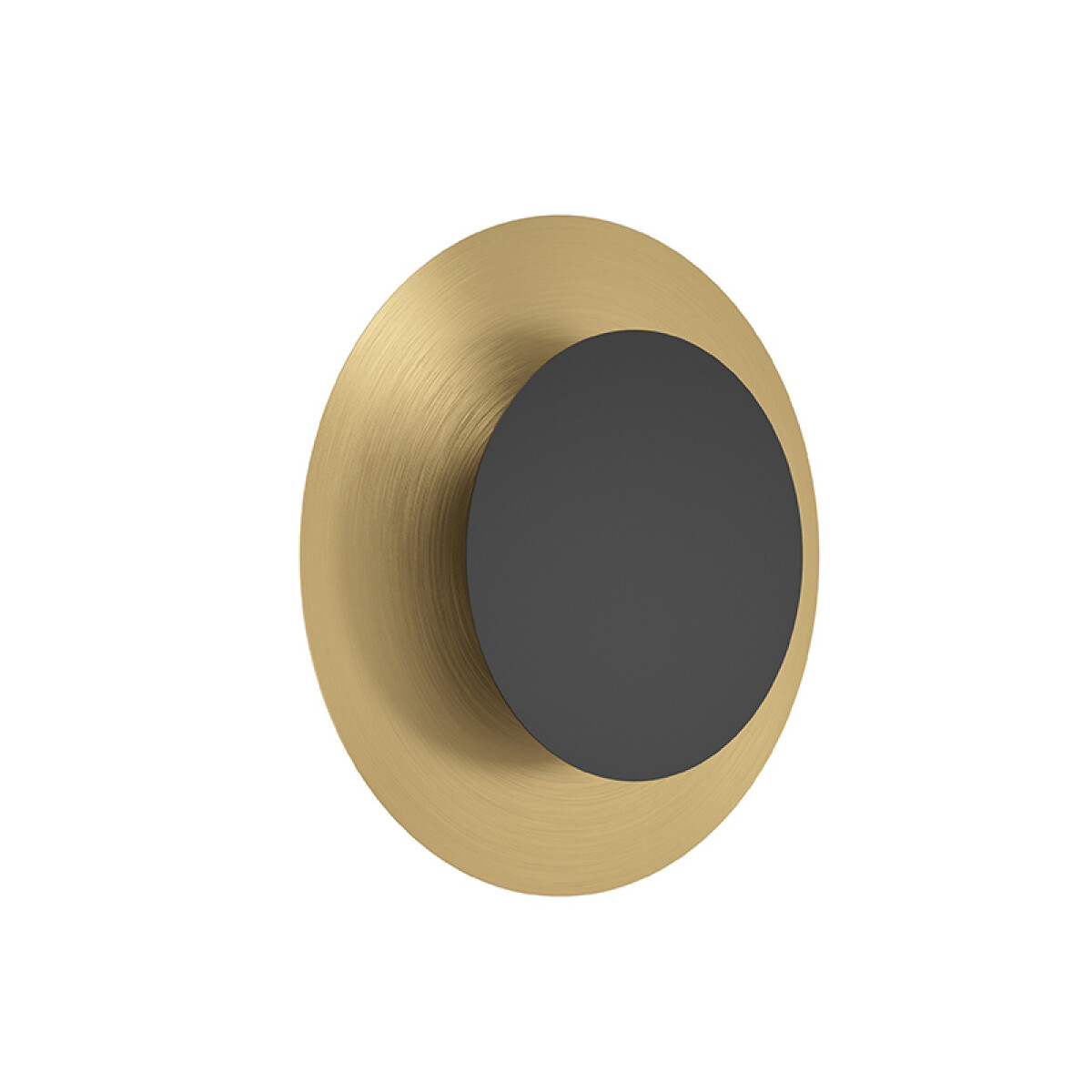 Lámpara de pared LED 3000K 11W metal negro y cobre - EG6100 